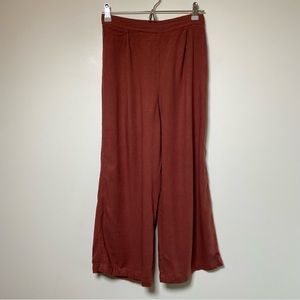 Charlie Holiday Linen Blend Cropped Pants